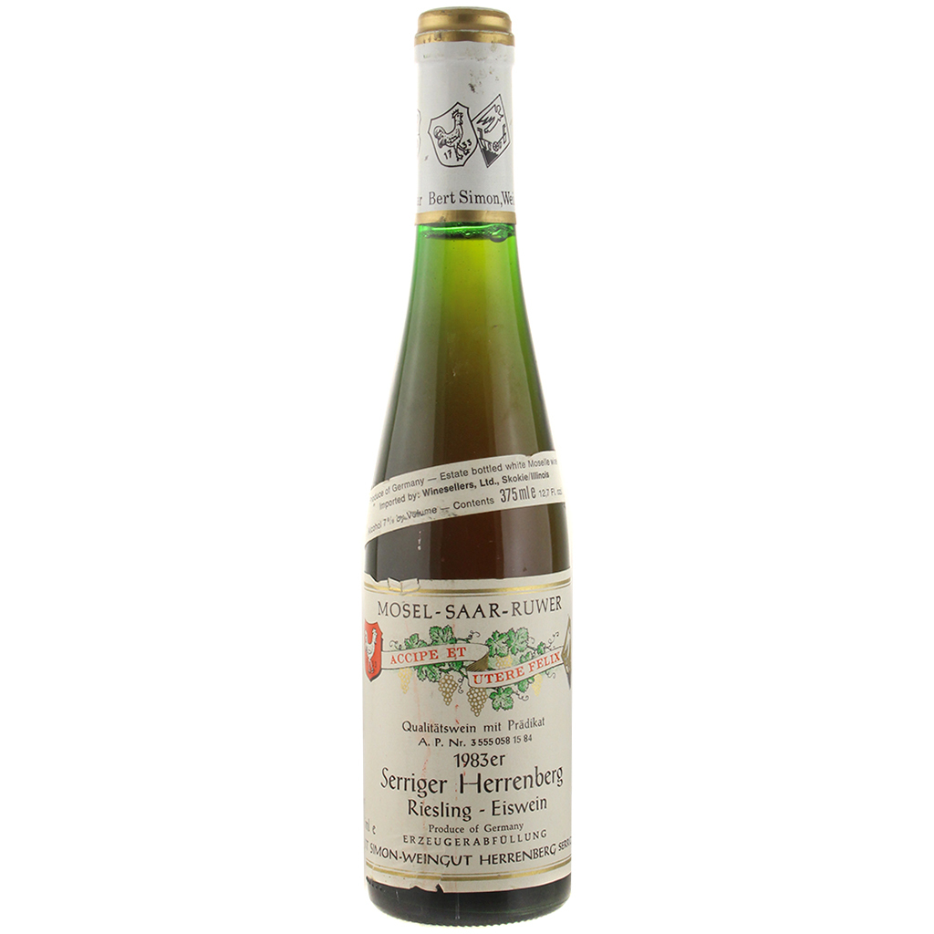 Bert Simon Serriger Herrenberg Riesling Eiswein 1983 (375ml