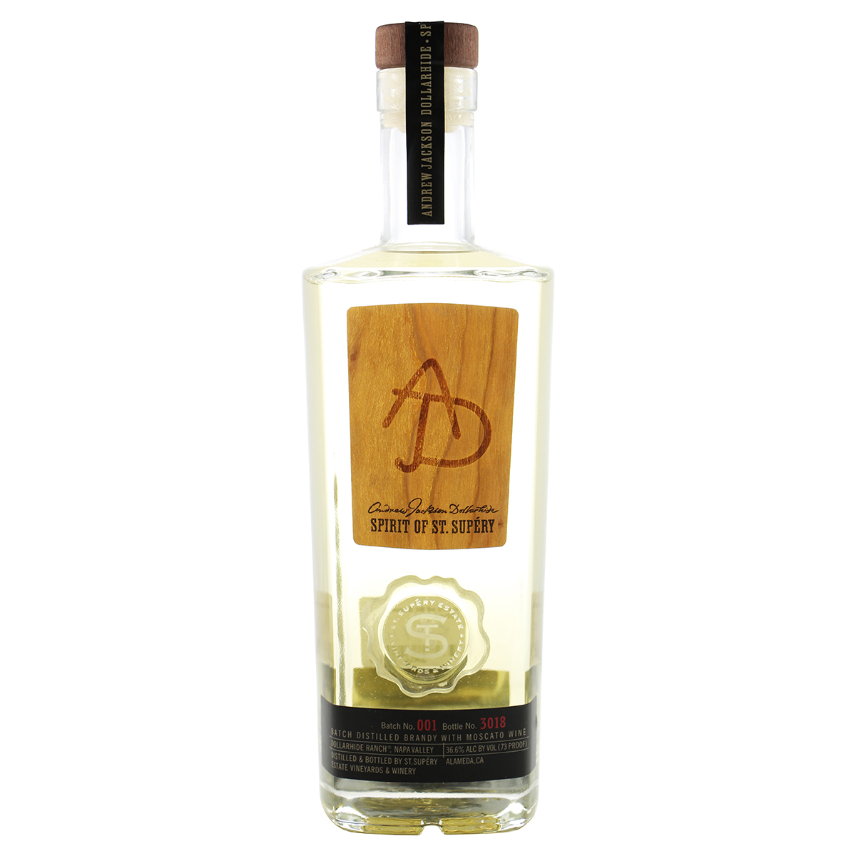 Andrew Jackson Dollarhide Spirit of St. Supéry Moscato Brandy NV