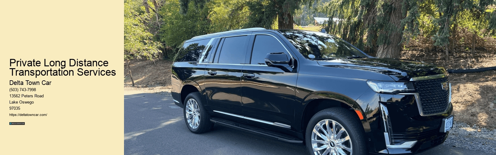 Private Long Distance Transportation Services