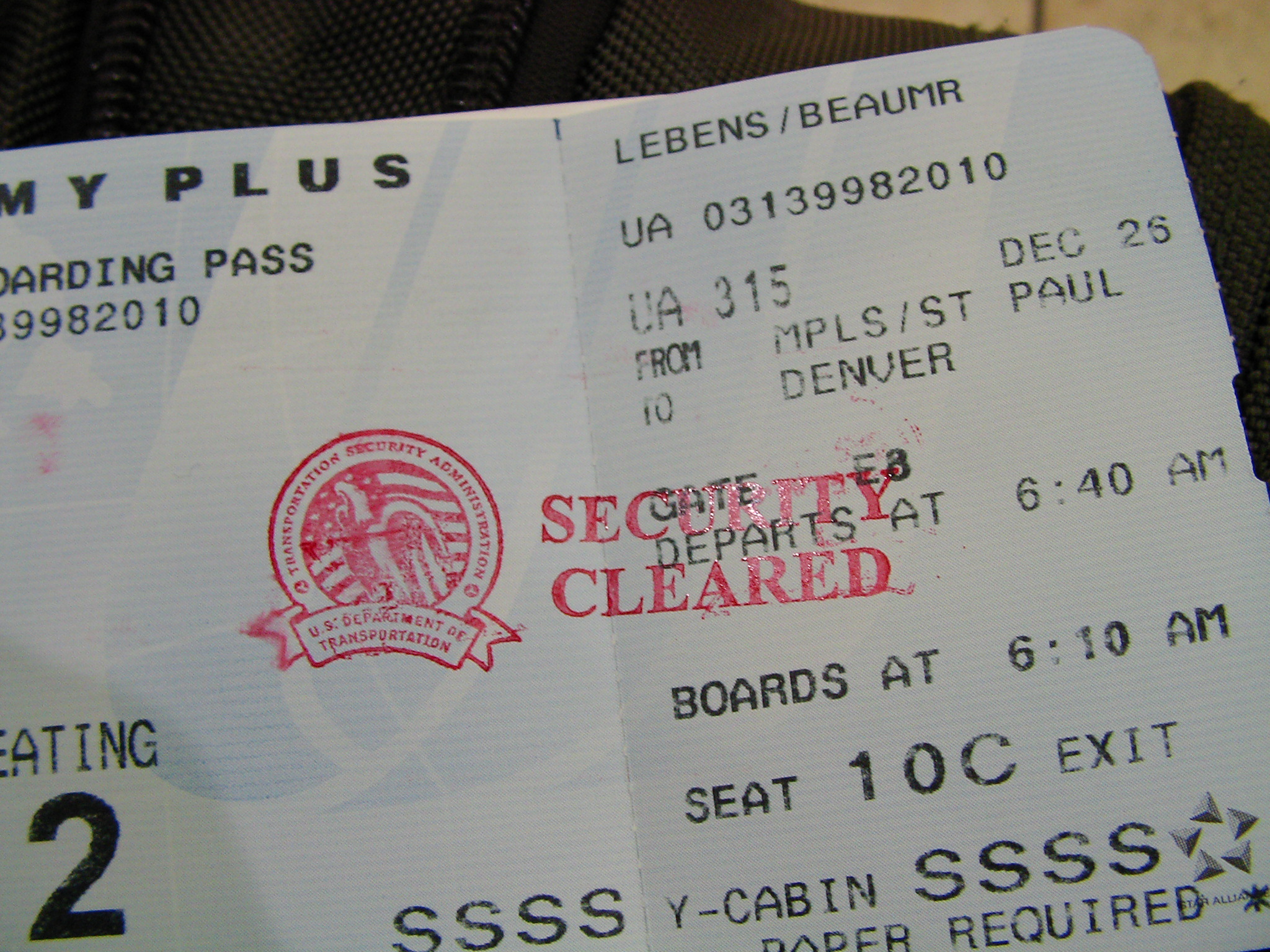 Security Cleared