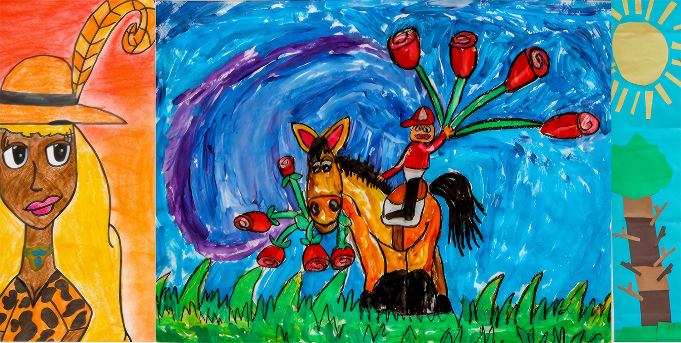 various horsing around with art submissions