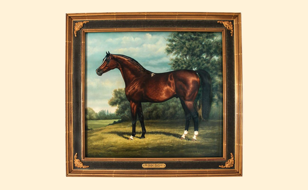 The Godolphin Arabian, by Julie Wear, 1991 Oil on canvas