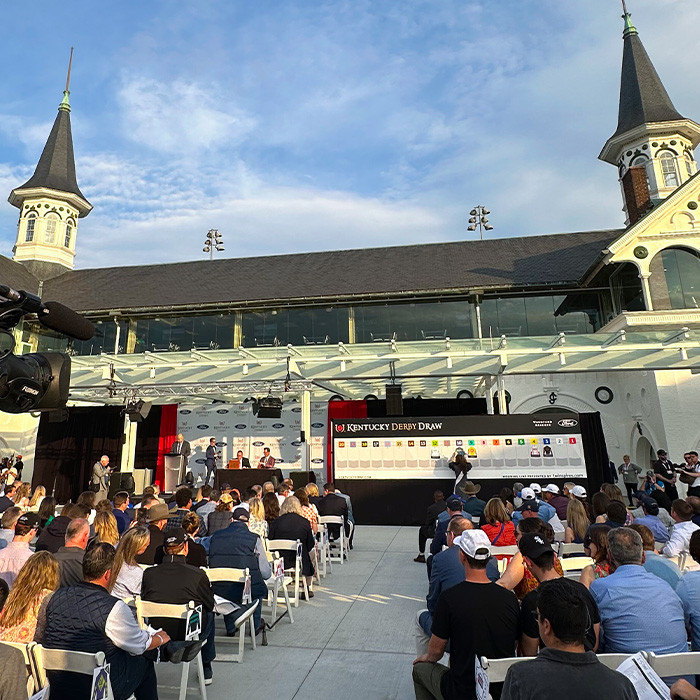 Post Position draw for Kentucky Derby