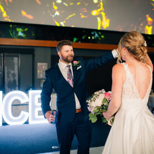 couple in the great hall dancing