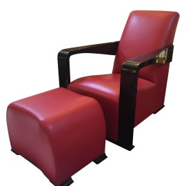 Hugues Chevalier Ying Armchair + Ottoman