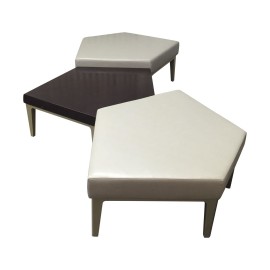 Domo Series 120-Degrees Pentagonal Benches - Set of Three - Retail Price: $4,300.00