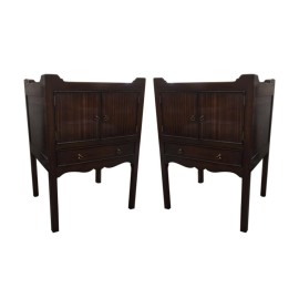 Smith & Watson Mahogany Side Tables - Pair