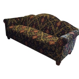 Belmar Custom Upholstered Sofa In Alexa Hamilton Chenille Fabric - Retail Price: $11,000.00