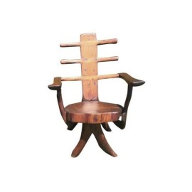 African Acacia Rib Chair