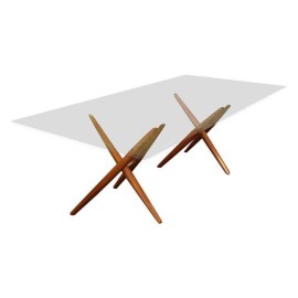 Ligne Roset Glass Dining Table