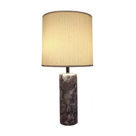 Marble Cylinder Table Lamp