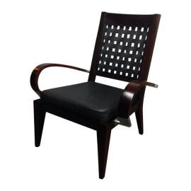 Modern Bentwood Accent Armchair