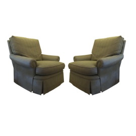 Jessica Charles Upholstered Swivel Hancock & Moore Gliders - Retail Price: $2,124.00