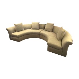 Demilune Two Piece Sectional