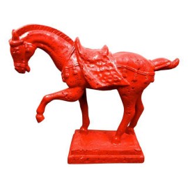 Red Plaster Horse