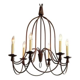 William Sonoma 6 Light French Country Chandelier - Retail Price- $1,595.00