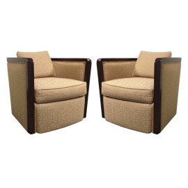 Vanguard Living Room Slade Swivel Glider Chairs - Pair