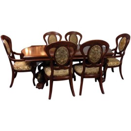 Wooden Dining Table +Six Chairs, Original Price: $5,000.00