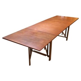 Bruno Mathsson Mid-Century Folding Dining Table