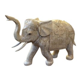 Bone Mosaic Elephant Sculpture