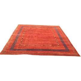 9' x 11'9" - Red Gabbeh Rug