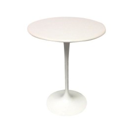 Eero Saarinen White Pedestal Side Table-  Retail Price: $702.00