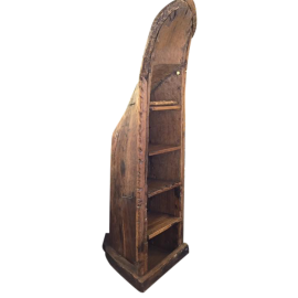Reclaimed African Canoe Bookshelf