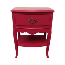 Custom Finish Hot Pink End Table