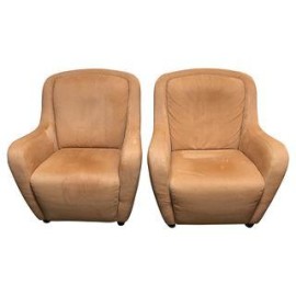 Natuzzi Arm Chairs - a Pair