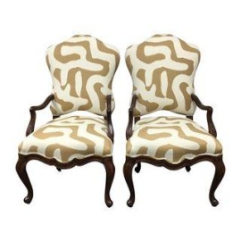 E. J. Victor Traditional Arm Chairs - A Pair
