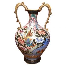 Hand Painted Japanese Imari Vase