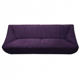 NEW Planum Multiplo Purple Ultra Suede Sofa. Original Price: $5,995.00