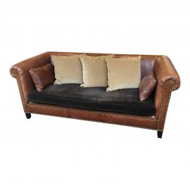 Ralph Lauren Brompton Leather Sofa