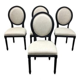 Set of Four Restoration Hardware Chairs