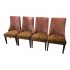 Set of Four Armani/ Casa Fabric Upholstered Chairs. Original Price: $4,000.00
