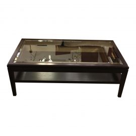 Maxine Snider Inc. Glass Coffee Table. Original Price: $5,500.00