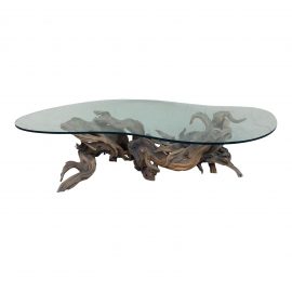 Driftwood Base Coffee Table