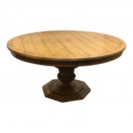 Guy Chaddock 60" Round Dining Table With Urn Base