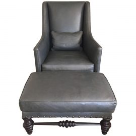 Ironies Cassis Chair + Ottoman. Original Price: $4,500.00