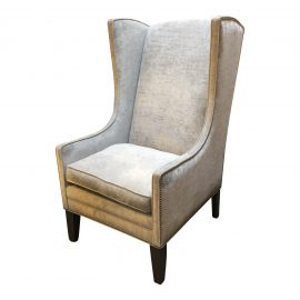 NEW Nathan Anthony Kingston Wingback Chair. Original Price: $2,485.00