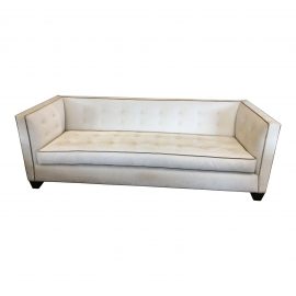 Nathan Anthony Custom Sofa With Contrasting Piping. Original Price: $3,650.00