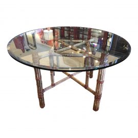 McGuire Bamboo Base Dining Table