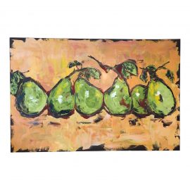 Pear Oil Painting by Kate Paulson-Salenfriend