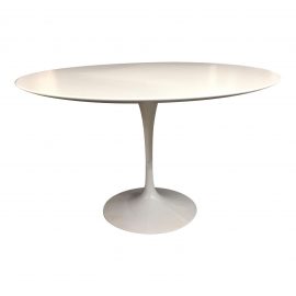 Knoll - Round White Saarinen 47" Dining Table. Original Price: $2,190.00