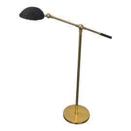 NEW Maitland Smith Black Brass Shell Floor Lamp. Original Price: $2,697.00
