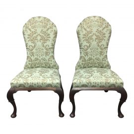 NEW Pair of Hickory Chair Lemont Side Chairs. Original Price: $7,694.00