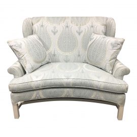 NEW Marilyn Wingback Settee by Pearson. Original Price: $8,495.00