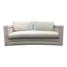 NEW Rene Carazes Alexis Convex Sofa. Original Price: $5,600.00