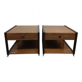 Pair of Dunbar Mid Century Modern Night Stands. Original Price: $4,000.00