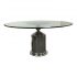 Glass Top Dining Table With Chrome Base